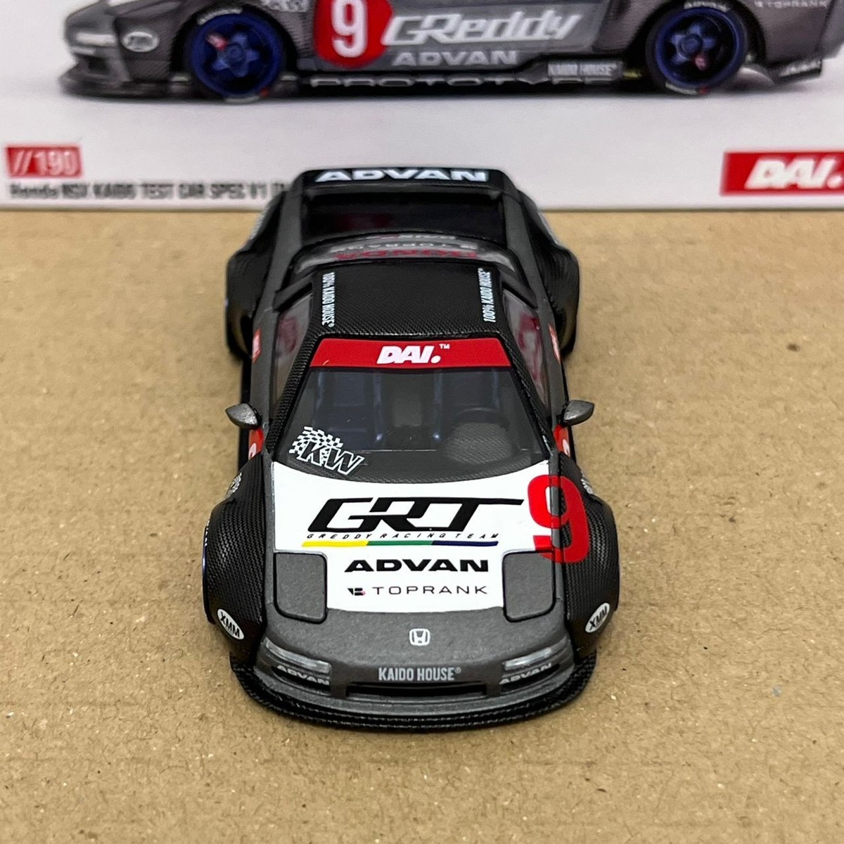 CHASE Mini GT x Kaido House Honda NSX Kaido Test Car V1 #190 +