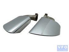 Endrohre Auspuff Abgasanlage original VW Touareg 7P Chrom Tyle Paket
