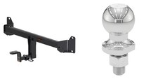 CURT Trailer Hitch Tow Package 1-1/4in Receiver, 1-7/8in Ball Mount 115223 40161