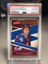 2010 Upper Deck Victory Gold Kevin Shattenkirk Rookie #301 - PSA 10 - POP 2