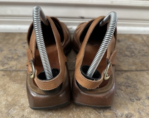Sandali Dansko Lolita slingback fibbia cinturino pelle marrone taglia 38 - Foto 6 di 7