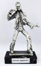 Elvis Presley - 16cm Injected Metal Statue - Daviland France 1978