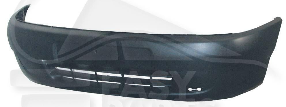 Pare-choc avant noir Peugeot Partner absorbant les chocs urbains