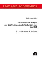 Michael Riha | ÖKonomische Analyse Des SachmäNgelgewäHrleistungsrechts Des BGB