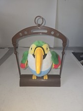 Talking Parrot Repeats Chain Fong Toys Macaw Zoo Bird Batteries Not Included Ce