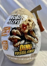 Robo Alive Dino Fossil Find Surprise Dinosaur Toy Egg (JC)