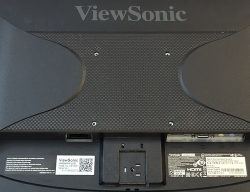 ViewSonic VA2246MH-LED 22" Monitor w/Speakers Full HD 1080p HDMI DVI VGA VS15451 - Picture 2 of 5