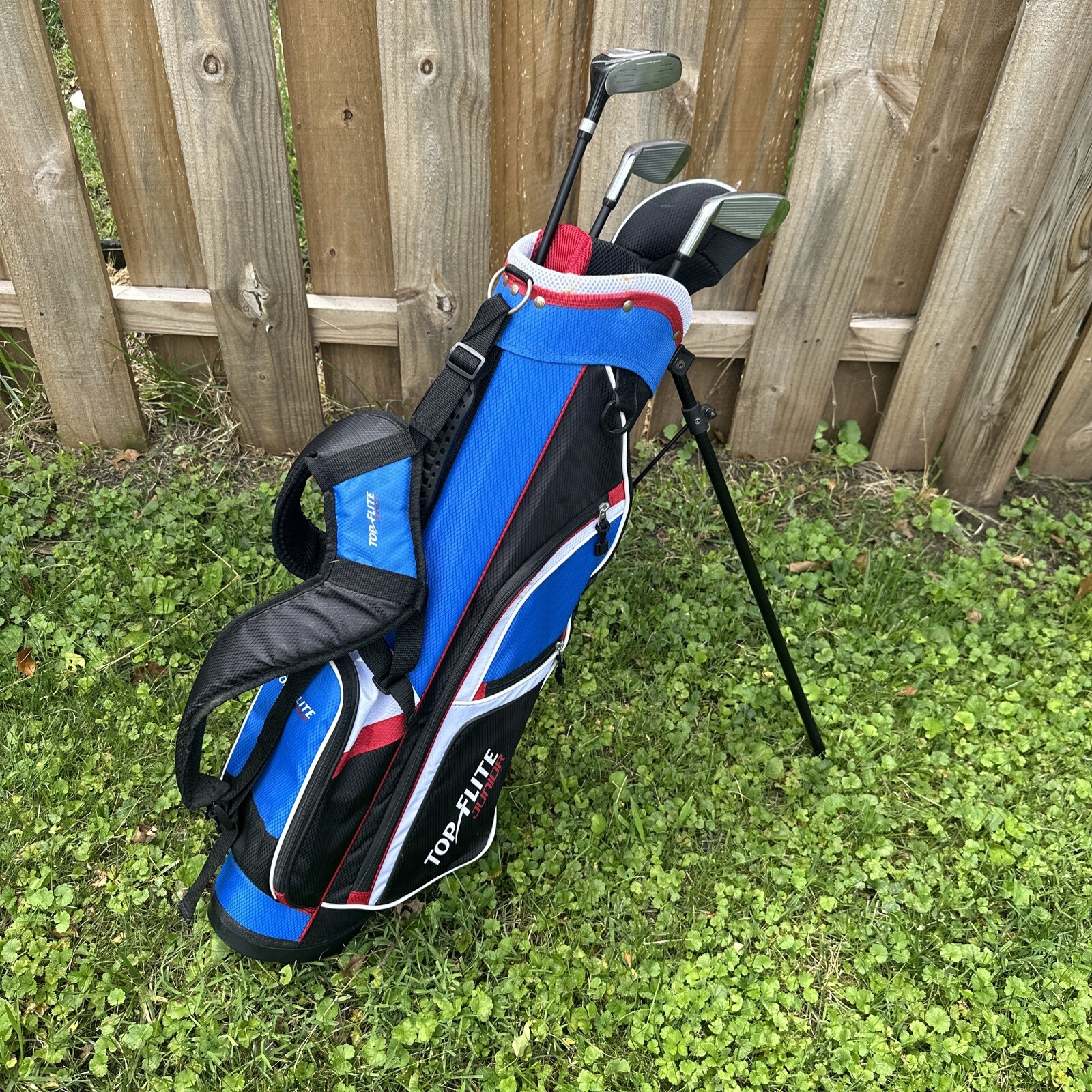 Top Flite Junior Golf Club Set 7 Iron, 9 Iron, Hybrid Driver Jr. Flex