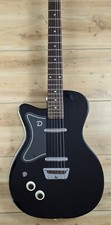 Danelectro '56 U2 90s Reissue Left Handed Black Classic Lipstick Pickups Vtg Lh