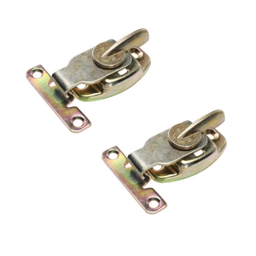  2 Pcs Iron Color Zinc Lock Buckle Abalone Table Latch Metal Locks - Afbeelding 1 van 12