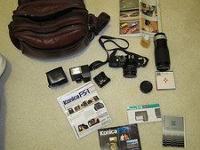Konica FS-1 camera bundle with Konica Hexanon AR 40mm F1.8 lens