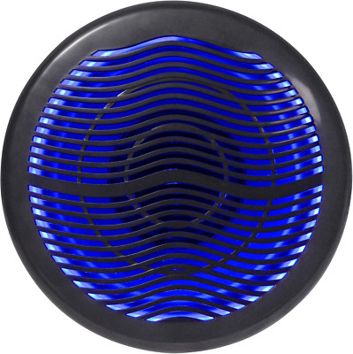 MS10LB 10'' 2400 Watt Black Marine/Boat 10'' Subwoofer with LED