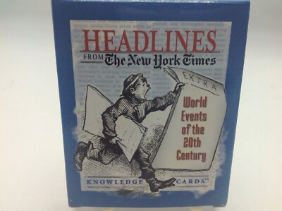 Knowledge Cards Headlines from The New York Times: World Events of 20th Century 