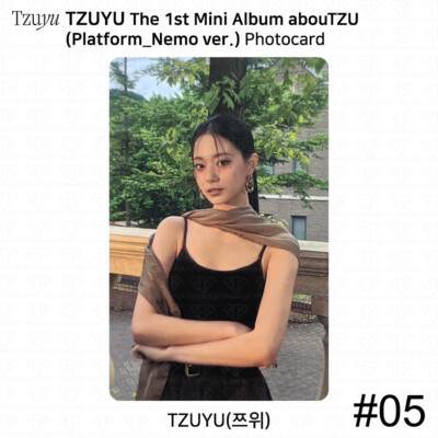 TWICE Tzuyu 1st Mini Album abouTZU Platform_Nemo ver
