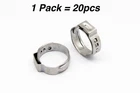 Stainless EAR Cinch Crimp Clamp Ring, 13 Sizes Available, Oetiker Replacement