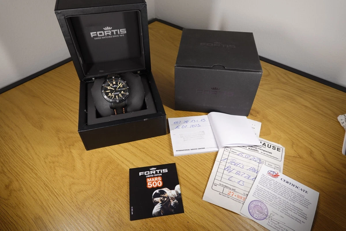 NEU FORTIS 42 mm B42 Black Mars 500 B-42 Limited Edition TITAN  