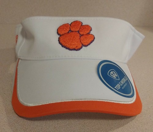 Orange Paw Print Visor Hat | eBay