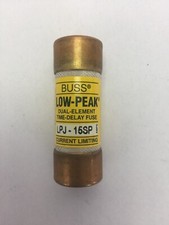 BUSS LPJ-15SP LOW-PEAK DUAL-ELEMENT TIME-DELAY FUSE 15A 600VAC/300VDC LOT OF 4 