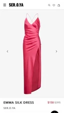 NWT Ser.O.Ya Hot Pink Sz Xl Silk