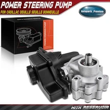 Power Steering Pump w/ Reservoir for Cadillac DeVille 98-05 Seville Bonneville