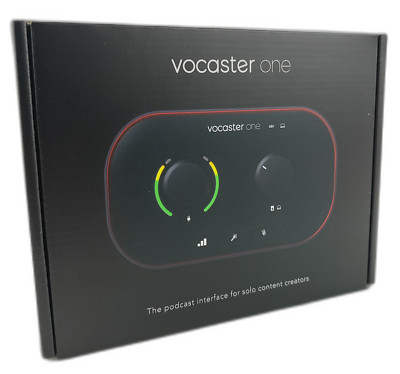 Focusrite Vocaster One Podcast Audio Interface New Original Packaging