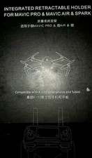 SUNNYLIFE INTERGRADED RETRACTABLE HOLDER FOR MAVIC PRO,AIR,SPARK