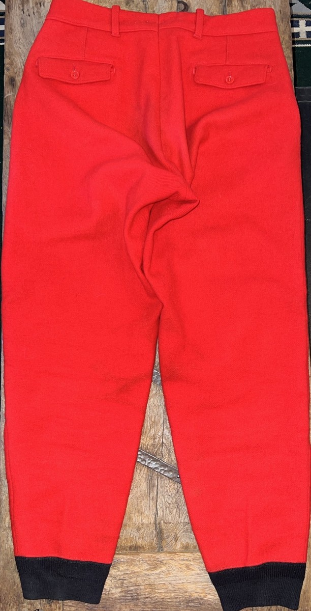 30's〜40's wool ski pants Vintage Ski Pants Red Wool 30's 40's 50's | eBay