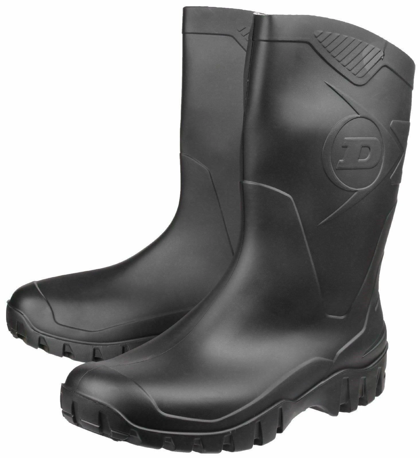 Dunlop Short Wellingtons Size 4 to 12 Dee Mid-Calf Wellies Muck Boots