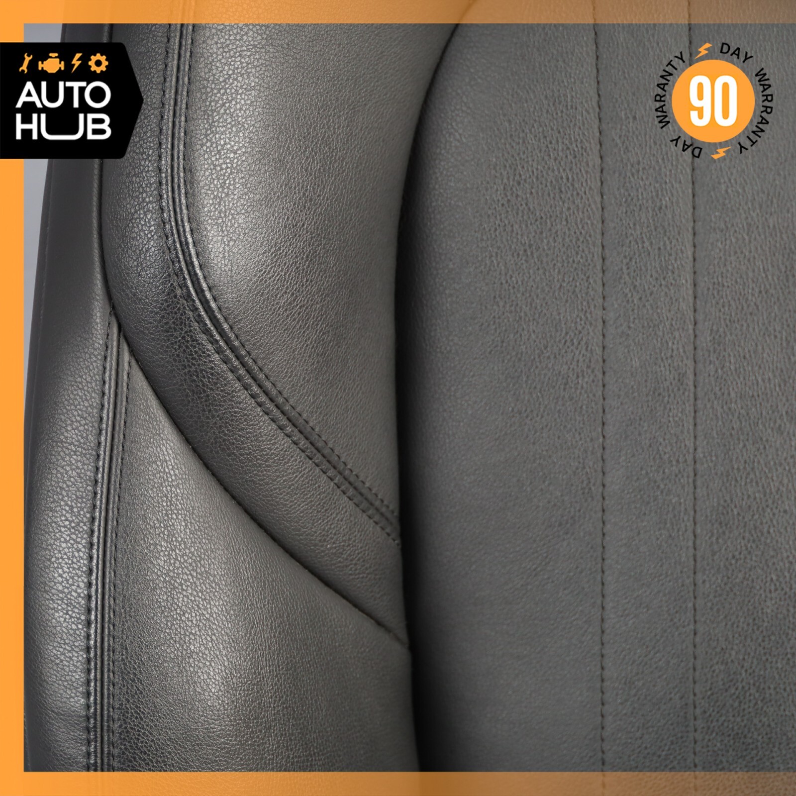 17-22 Maserati Ghibli M157 Front Right Top Upper Seat Cushion Black OEM 41k