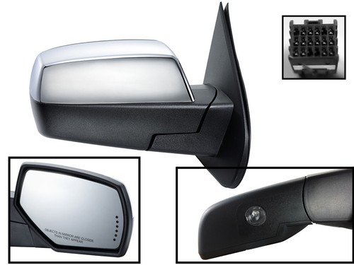 Passenger Side Power Folding Mirror W/Signal & Memory – Fits 2003-2007 GM Trucks