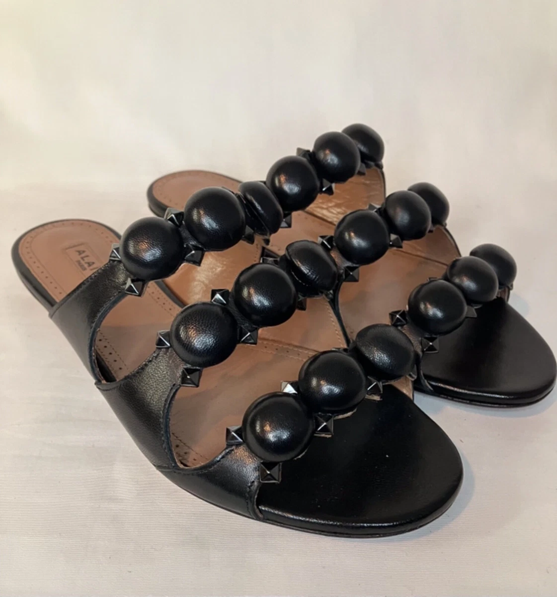 Alaia sandals hotsell flat