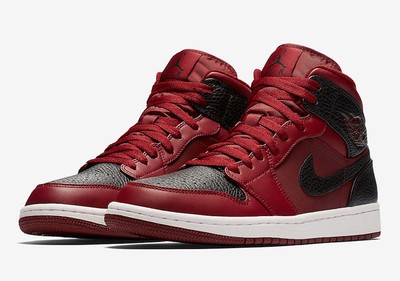air jordan 1 mid team red