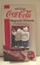 Vintage Coca-Cola Polar Bear Magnet - New in Package