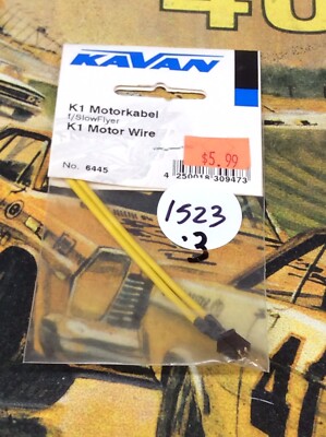 KAVAN 6445 K1 Motor Wire: 1/Slow Flyer NewInPack USA Shipped