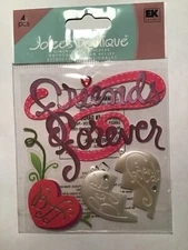 Jolee's Boutique 3D Stickers BEST FRIENDS FOREVER BFF Theme 81348 FAST FREE SHIP