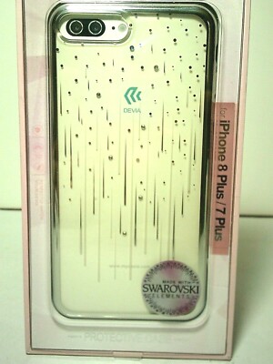 Devia Phone Case w/ Swarovski Elements NIB For iPhone 8 + / 7 + Crystal Meteor