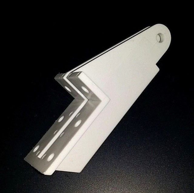 3 Pack Vinyl Screen / Storm door closer bracket White eBay