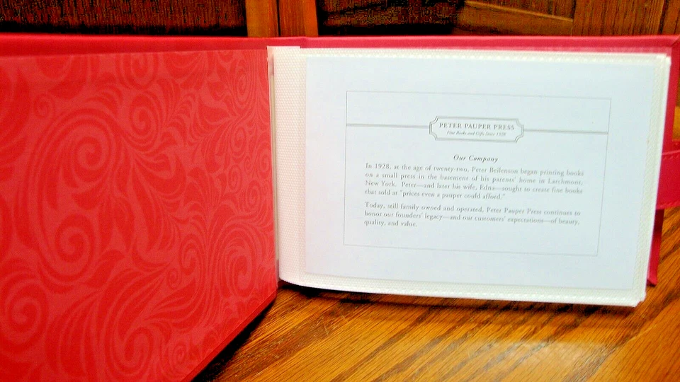 Photo Album 'Peter Pauper Press Raspberry' Pink 4x6 Faux Leather for 48 Pics 893 - Image 3 of 4