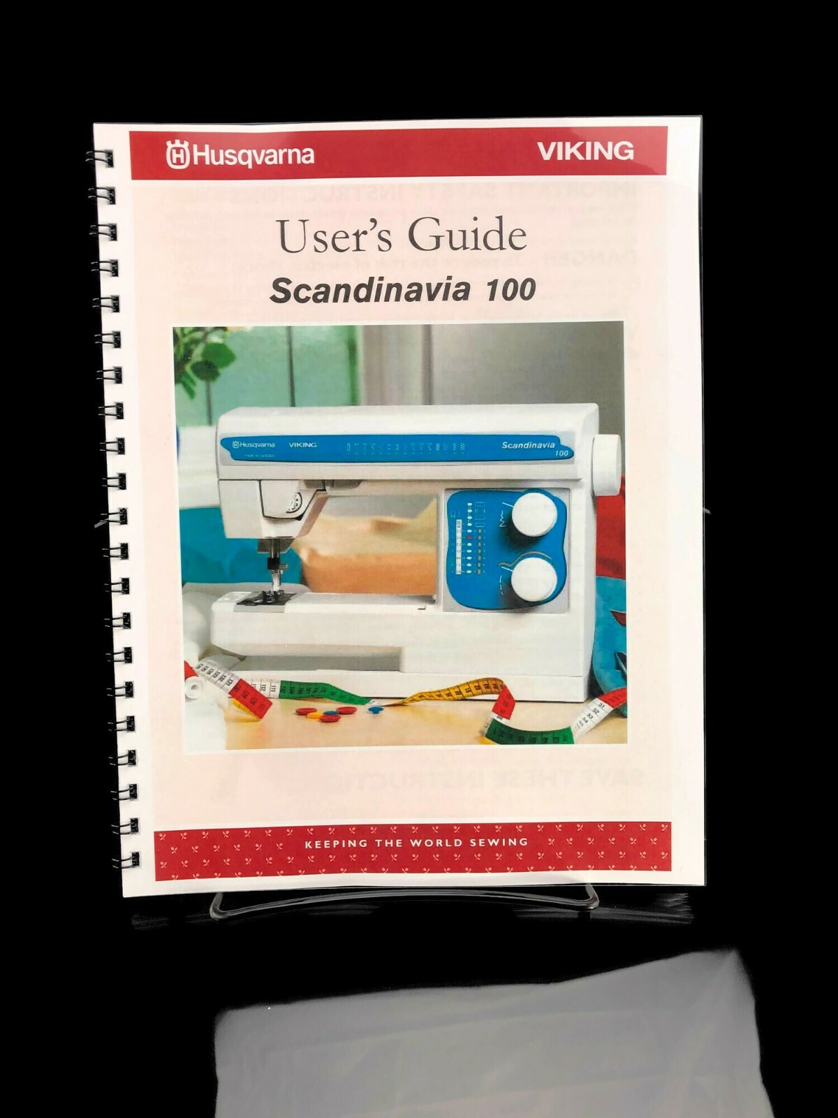 Husqvarna Viking Scandinavia 100 Instruction Manual w/ Protective Covers eBay