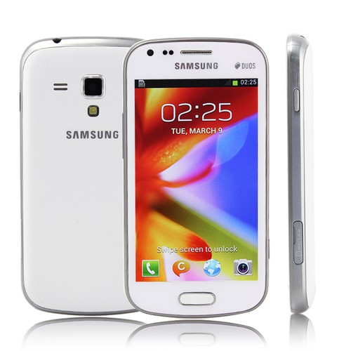 NEW Cell Phone Unlocked Samsung Galaxy S Duos GT-S7562 Android Smartphone - Picture 1 of 7