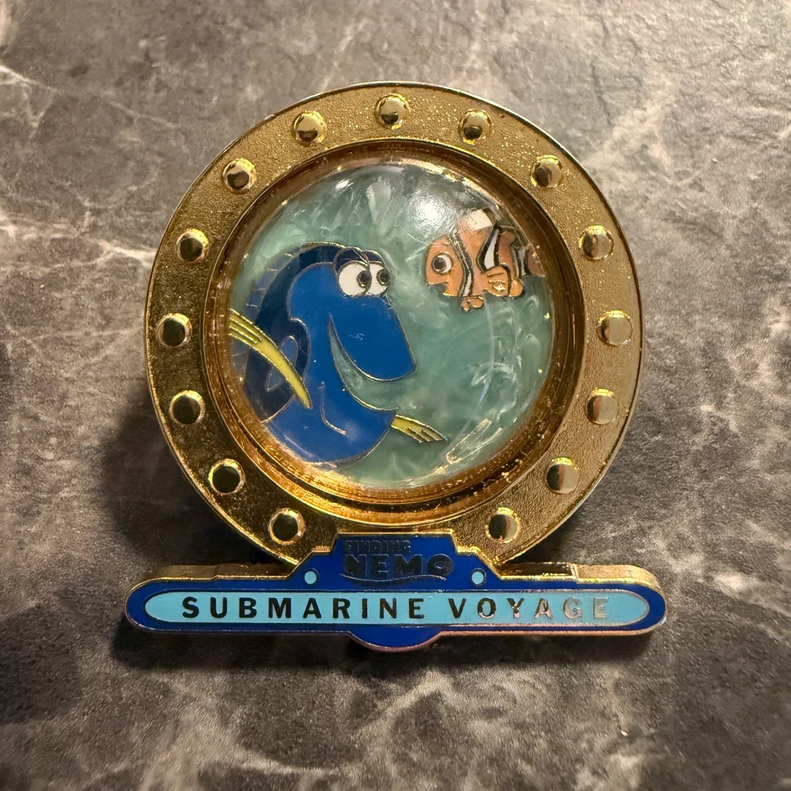 Finding Nemo Submarine Voyage Disney Pin 2007 Enamel Metal 1.5in