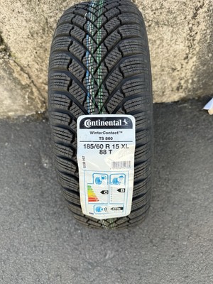 1x 185/60R15 88T CONTINENTAL WINTER-REIFEN WINTERCONTACT TS-860 Dot2920