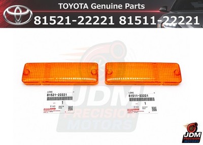 TOYOTA Trueno MR2 Chaser Mark2 AE86 AE70 AW11 Fr Bumper Signal Lens 81521-22221