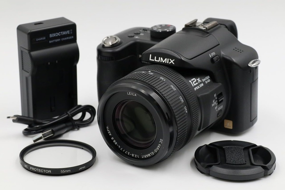 Panasonic LUMIX DMC-FZ50 10.1MP Digital Camera - Black for sale