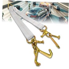 Tow Straps V Bridle Wrtj Cluster Hooks 3 X 24 Recovery V Strap For Car