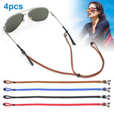 4PCS Adjustable Eyeglass Glasses Strap Neck Cord Lanyard Holder Sunglasses Chain