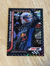 2025 Topps Chrome F1 Max Verstappen Black Checker Refractor /10 #97 Formula 1