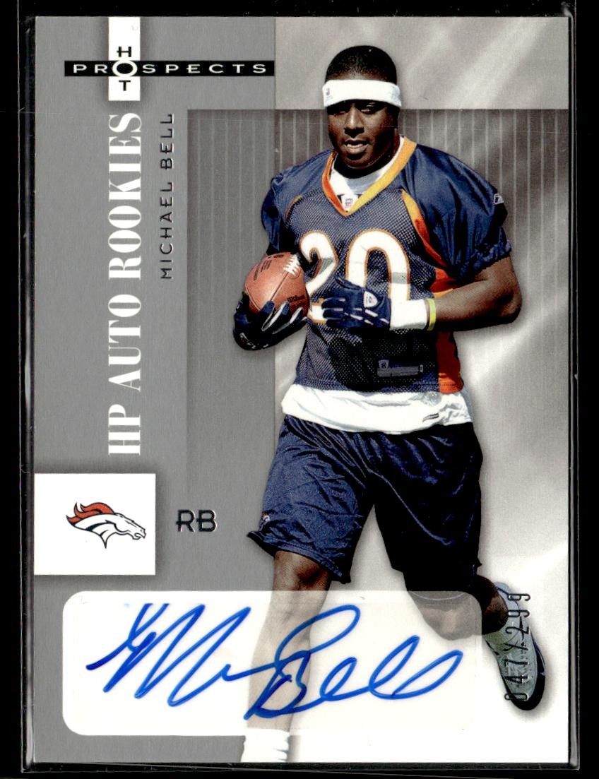 2006 Fleer Hot Prospects Mike Bell RC #/299 Auto HSC