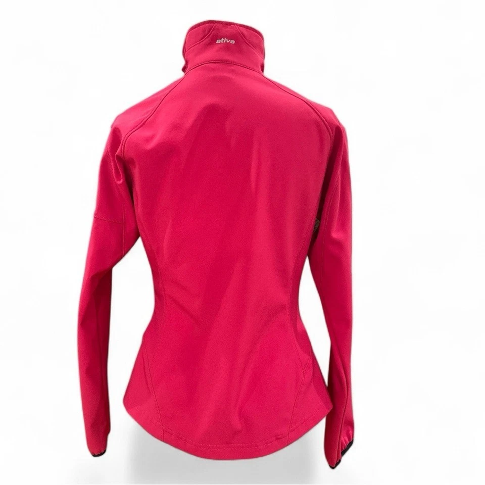 Chaqueta deportiva para mujer Ativa rosa audaz XS. Foto 3 de 4