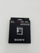 Sony Professional XQD G Series 64GB Memory Card QD-G64F 440MB /S Camera